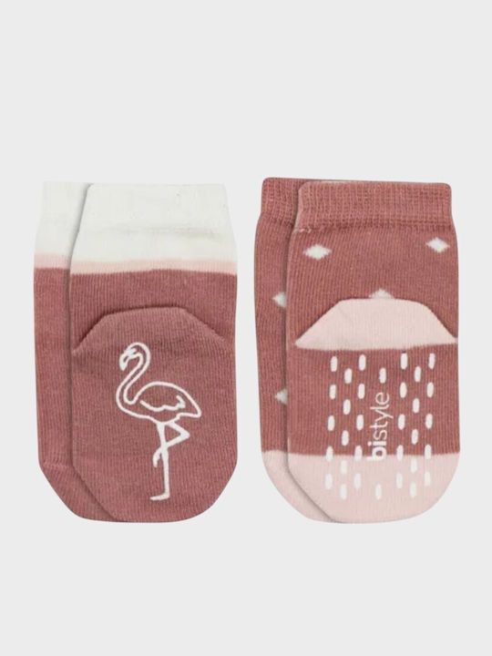 Biorganic Kids' Non-Slip Socks Rotten Apple 2 Pairs