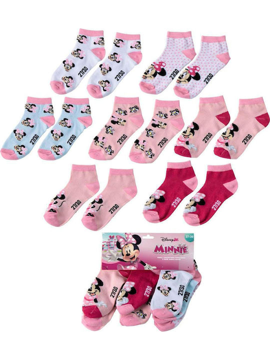 Disney Παιδικές Κάλτσες Minnie 7 Ζευγάρια Disney Παιδικές Κάλτσες Minnie 7 Ζευγάρια