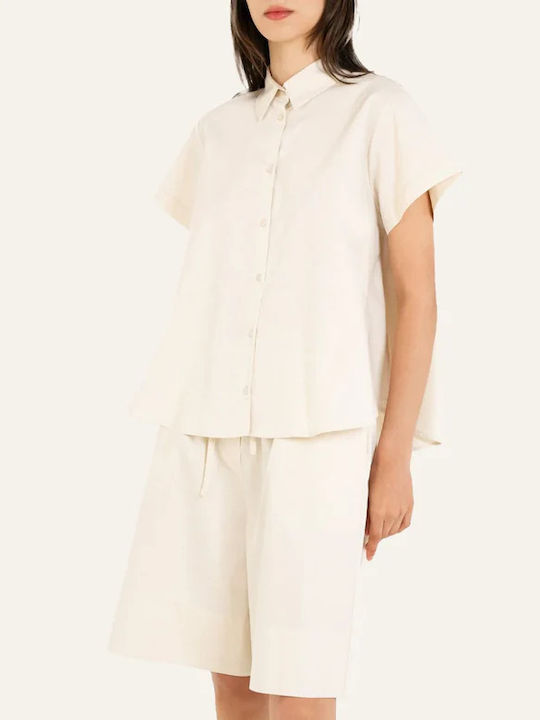 Women's Cream Shorts