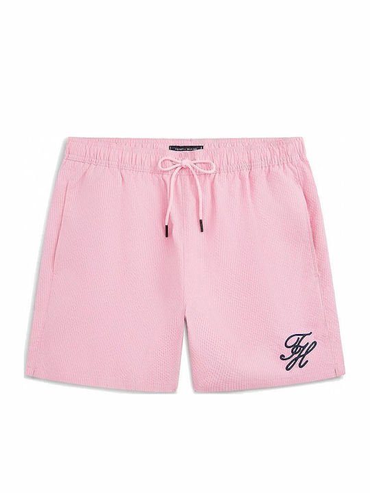 Men's Swim Shorts Pink Striped