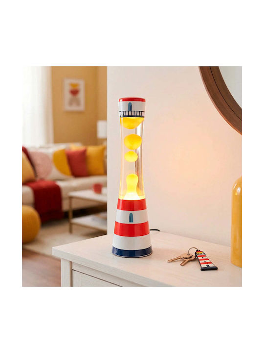 Fisura Διακοσμητικό Φωτιστικό Lava Lamp 39.5x39.5εκ.