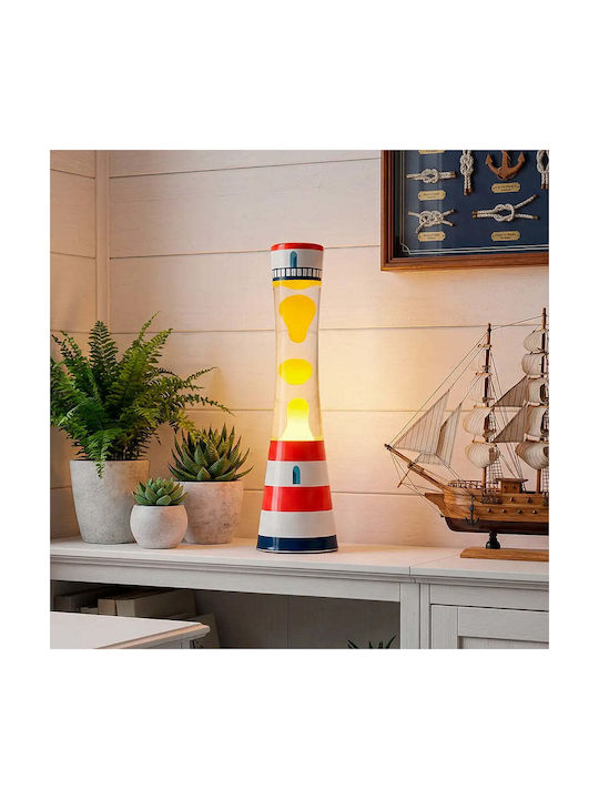 Fisura Διακοσμητικό Φωτιστικό Lava Lamp 39.5x39.5εκ.