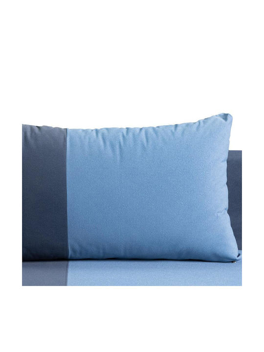 Mirello Doppelsitzer Sofa mit Stauraum Dunkelblau 198x95x78cm