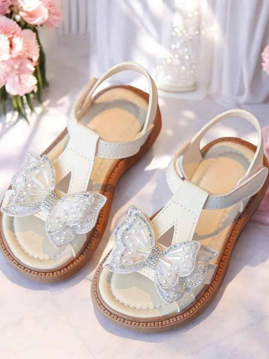 Kids' White Sandals