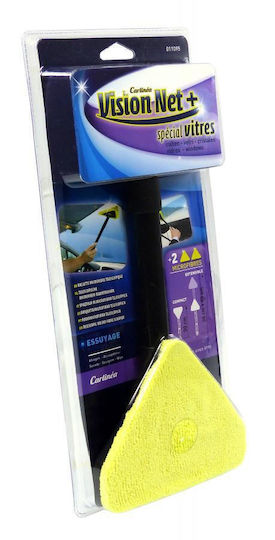Carlinea Curățător din Microfibră pentru Geamuri Interioare Auto cu Mâner Telescopic 35-50cm 011095