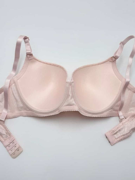 Soft Pink Push Up Bra