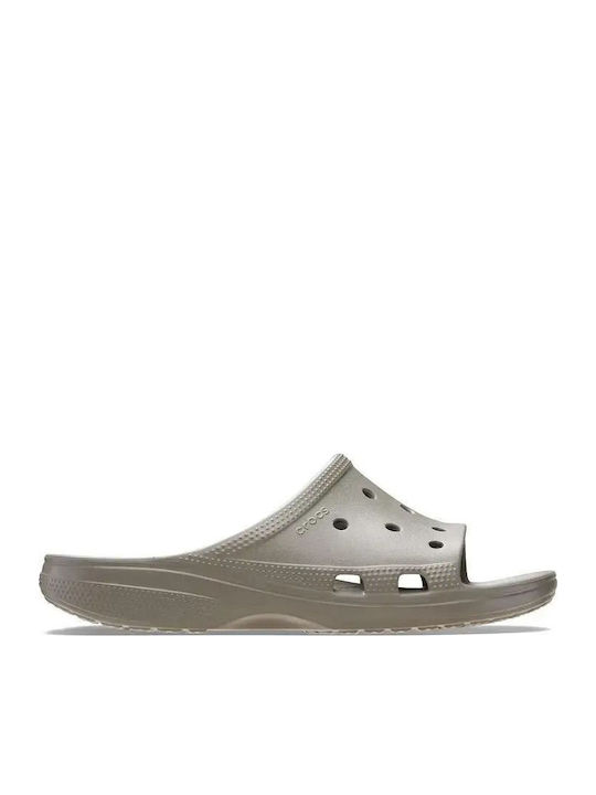 Crocs Men's Green Slides