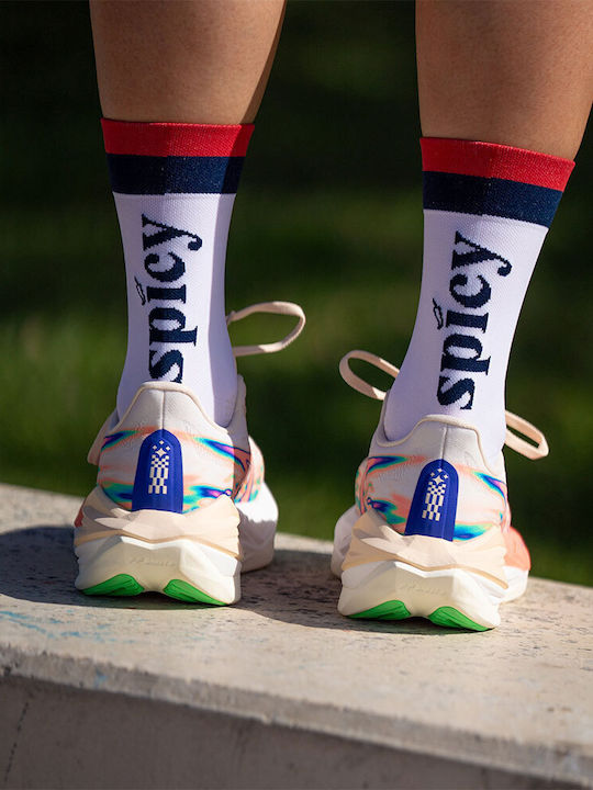 Sporcks Șosete Running Albe 1 Pereche