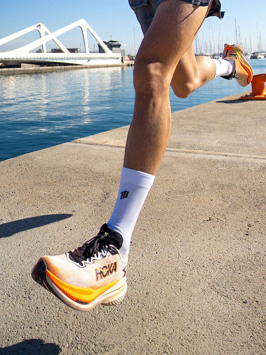 Sporcks Laufsportliche Socken Weiße 1 Paar