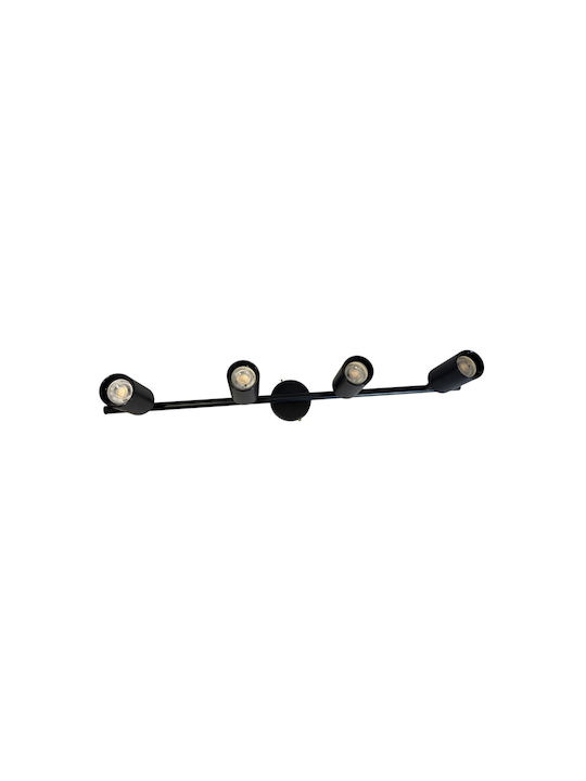 Epiplo-Fos Dreifaches LED Spot in Goldfarbe
