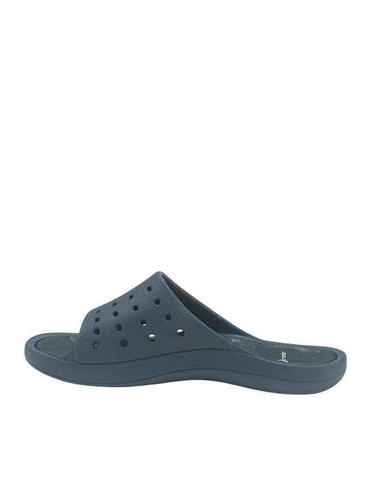 Men's Gray Slides