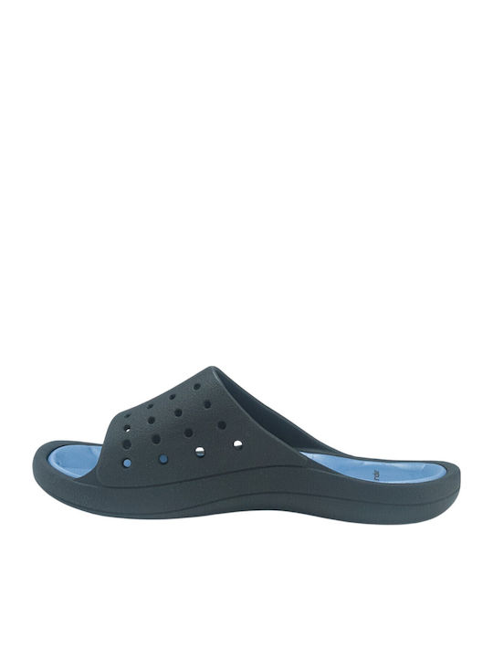 Men's Black Slides