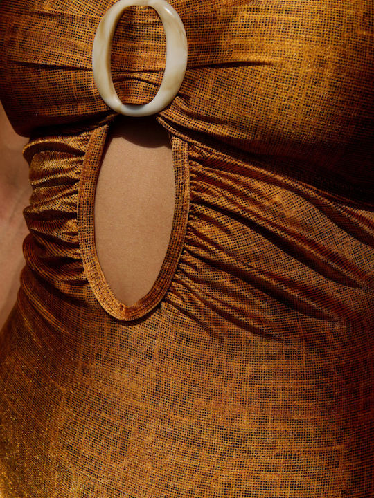 One Piece Swimsuit Bronze