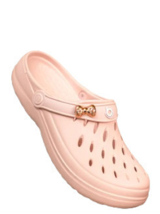 Boaonda Damen Holzschuhe Anatomisch Rosa