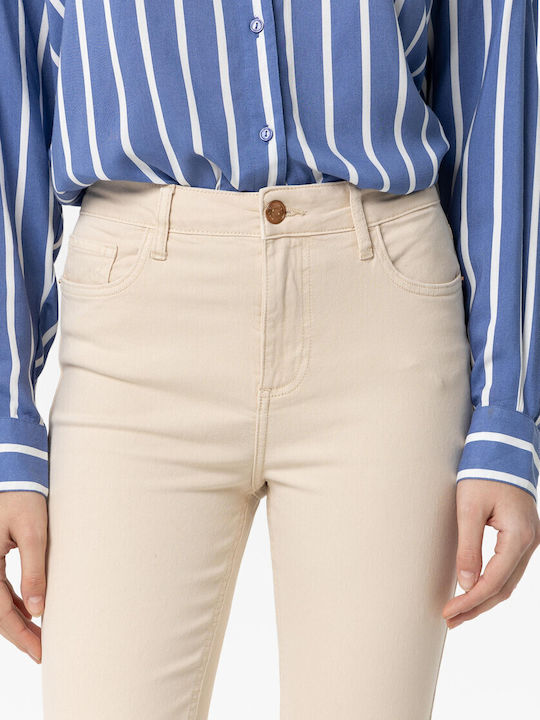 High Rise Women's Jean Pants Flared