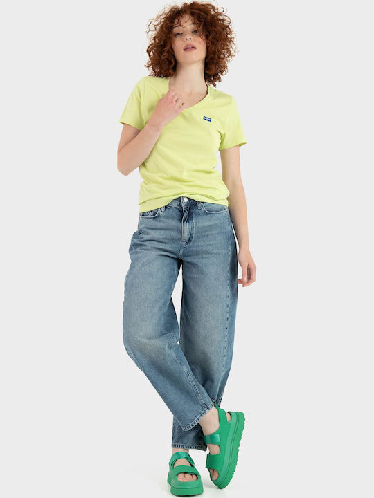 Women's Jean Pants Mid Rise