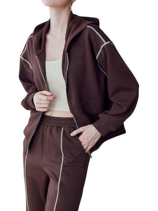 Brown Tracksuit Set