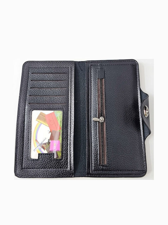 Business Kit Men's Gift Set Long Wallet Notebook Keychain Pen Black In Elegant Box