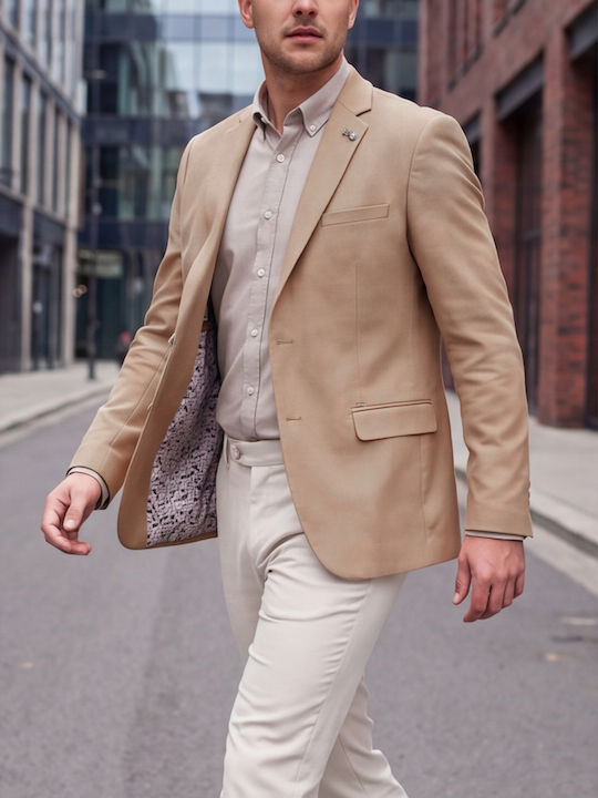 Men’s Suit Jacket Beige
