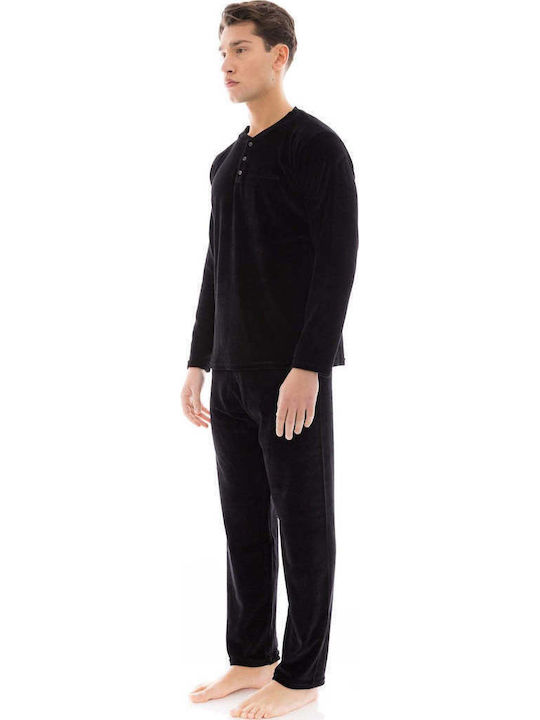 Ulisse Ulisse Herrenpyjama Baumwoll Pyjama Grau