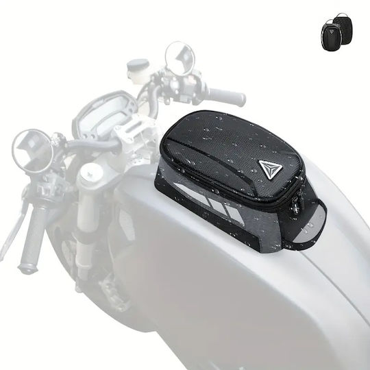 Τσάντα Ρεζερβουάρ Μοτοσυκλέτας Tank Bag 4.5lt Motowolf Mb1 Μαύρη