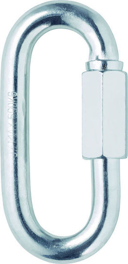 Karabiner Verschraubbare Sicherheit 10mm Galvanisiert 2,7x4,3x9 cm