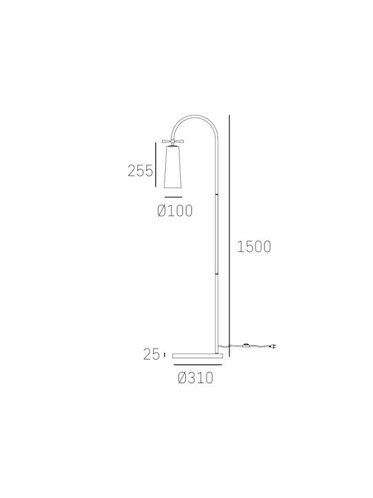 COSMOLight Floor Lamp Black