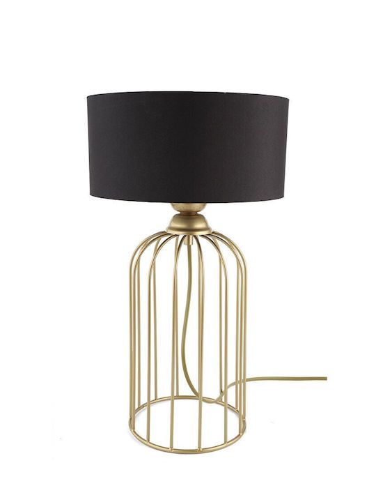 Stewehome Table Lamp Patinated Black Shade 45x26 Cm