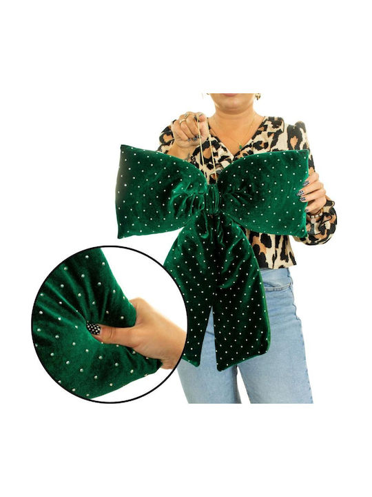 Green Decorative Bow 39x50cm Mica Green