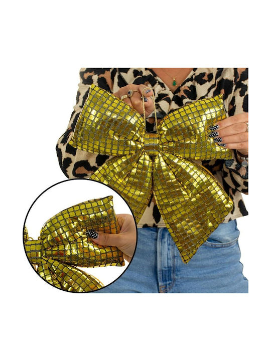 Gold Decorative Bow 30x34cm Mica Golden