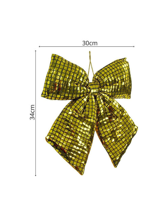 Gold Decorative Bow 30x34cm Mica Golden