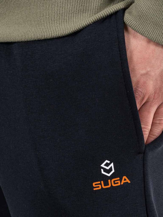 Herren-Sweatpants Jogginghose Marineblaue SUGA-W2604