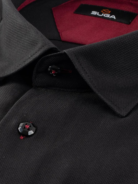 Long Sleeve Shirt Regular Fit Black