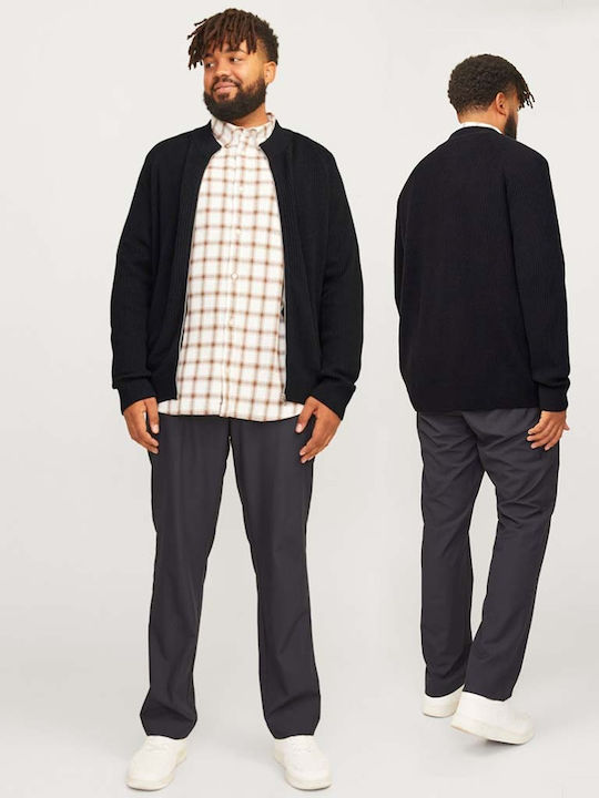 Cardigan Bărbătesc Tricotat Negru