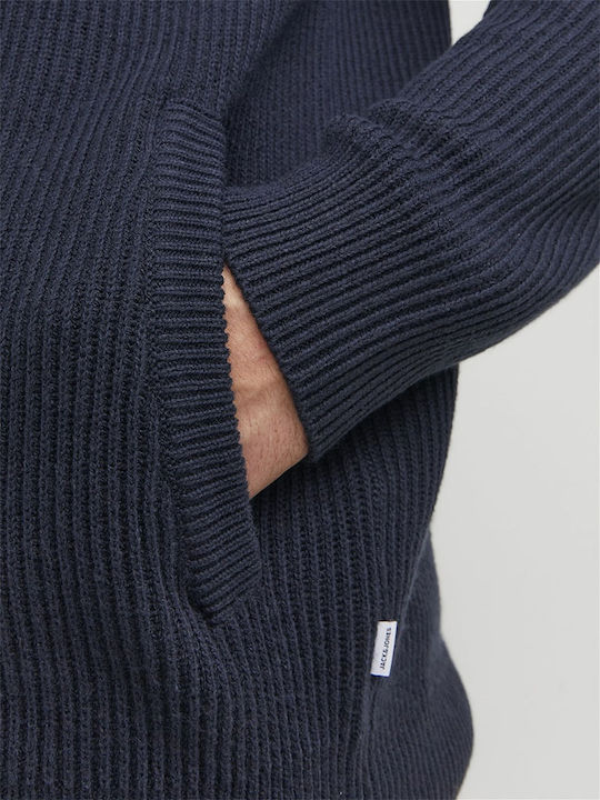 Men's Knitted Jacket Navy