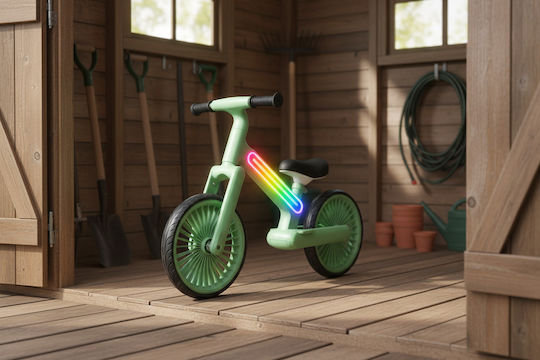 Bicicletă Fără Pedale Pentru Copii Verde