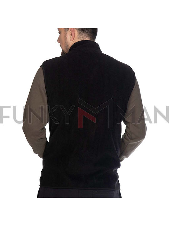 Herren Fleecejacke Schwarz
