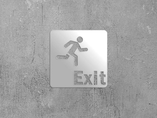 Έξοδος Κινδύνου Exit – Πινακίδα Σήμανσης
