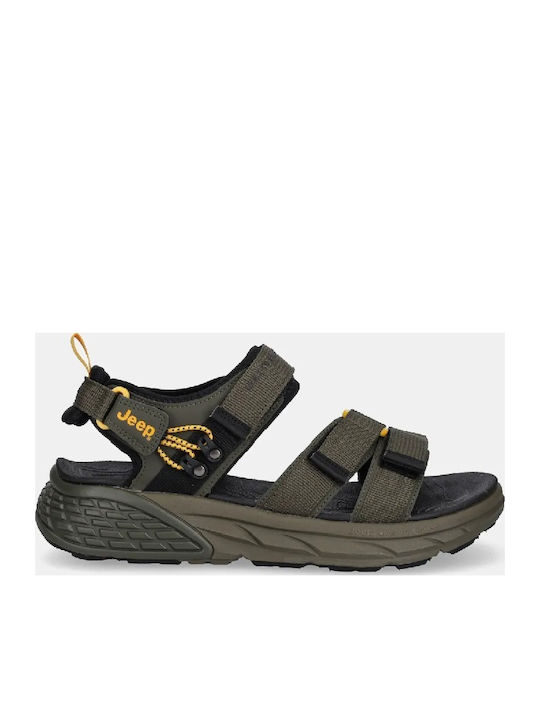 Men's Sandals In Green Colour