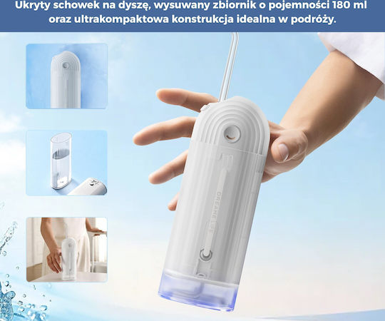 Dreame Water Flosser με Αισθητήρα Πίεσης Λευκό