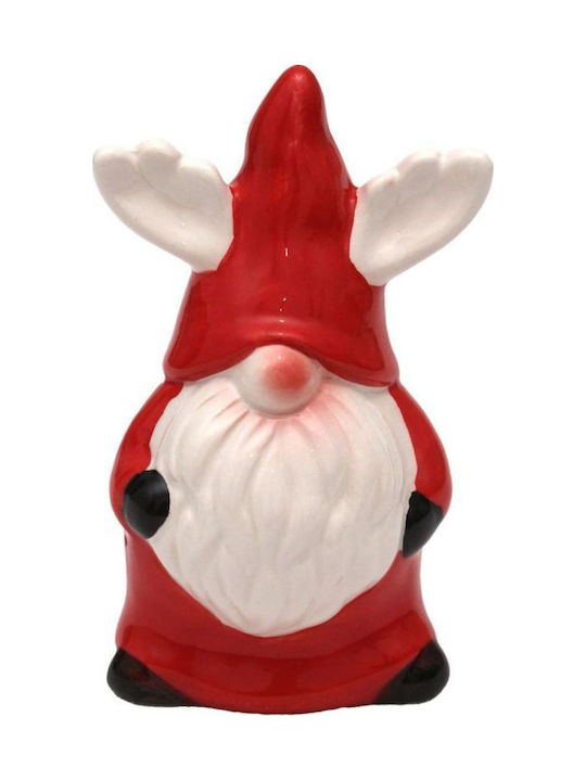 Dekorative Weihnachtsmann Roter Keramik 11,5x7,5x6cm