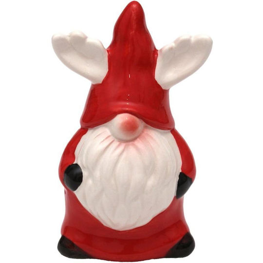 Dekorative Weihnachtsmann Roter Keramik 11,5x7,5x6cm