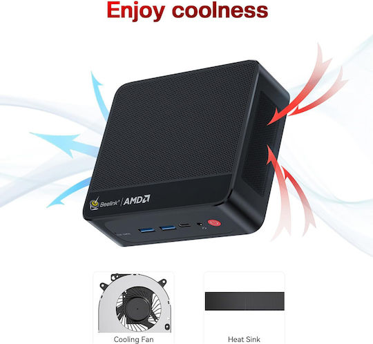 Beelink SER5 Pro Mini PC (Ryzen 5 5625U/16GB DDR4/500GB SSD/W11 Pro)