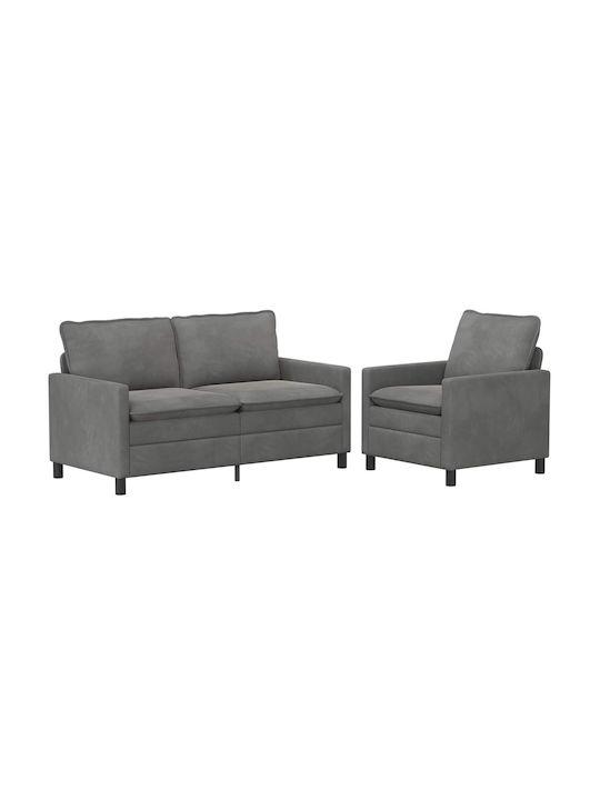 vidaXL Wohnzimmermöbel-Set 2-Sitzer & Sessel
