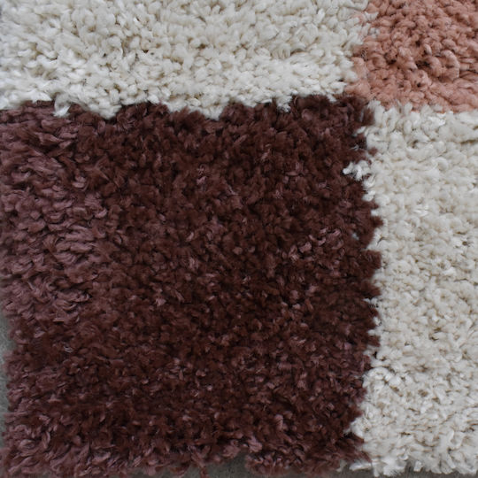 Shaggy Noelia Rug Rectangular Cream-Multi 120x160cm