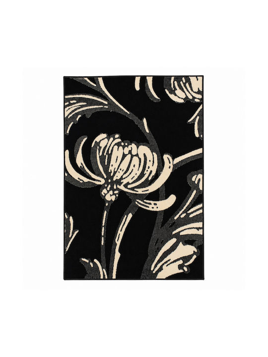 Frieze Floral 120x170cm Black Cream Frieze Floral 120x170cm Black Cream