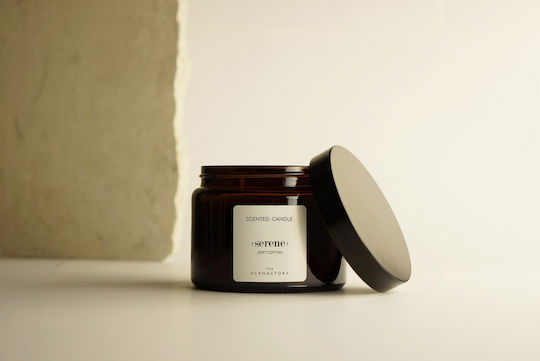 Soft Cotton Φυτικό Αρωματικό Κερί Καπάκι 360gr Serene Olphactory