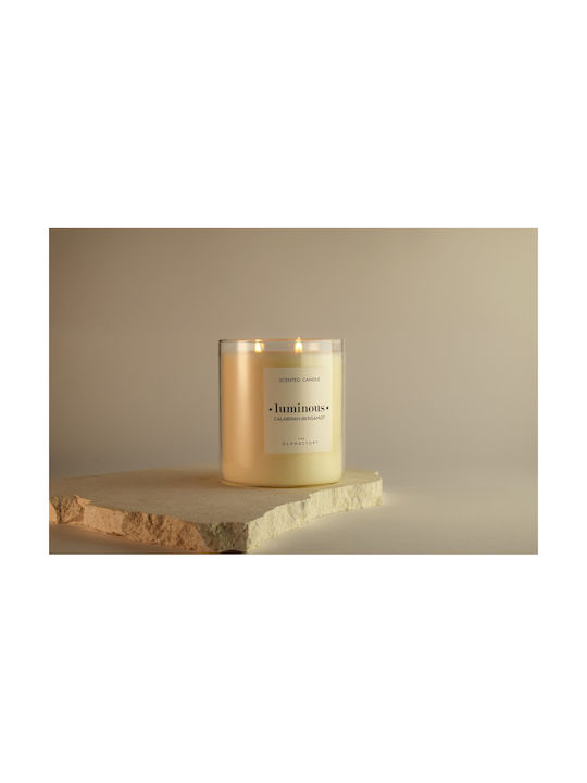 Calabrian Bergamot Herbal Aromatic Candle Lid 790gr Luminous Olfactory