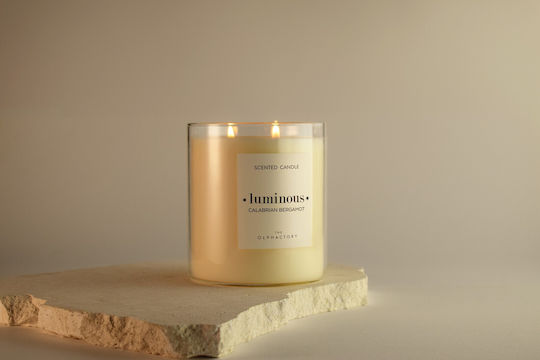 Calabrian Bergamot Herbal Aromatic Candle Lid 790gr Luminous Olfactory