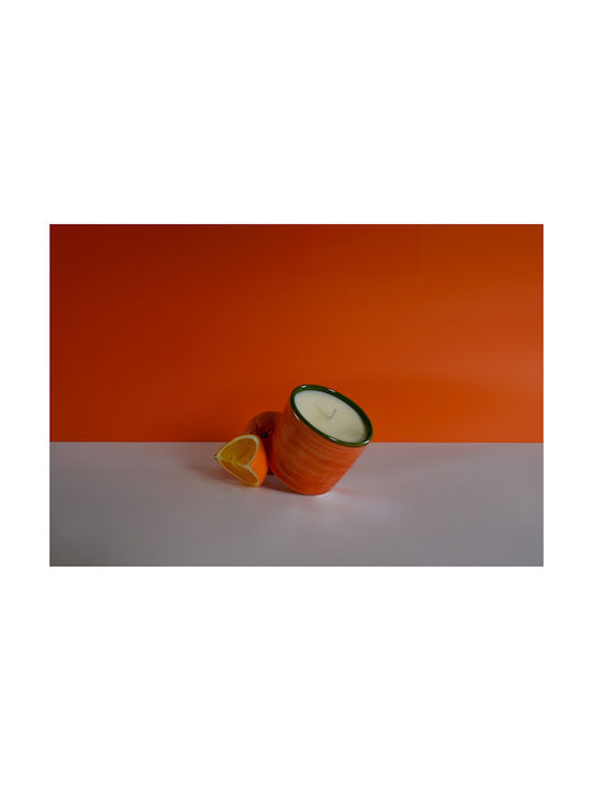 Jardin Des Orangers Monochrome Herbal Aromatic Candle 320gr Handmade Olphactory Container